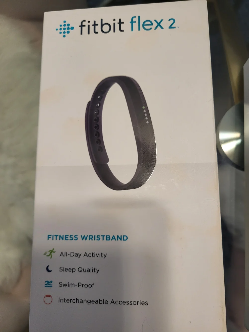 fitbit Flex 2 Black Fitness Wristband Accessory